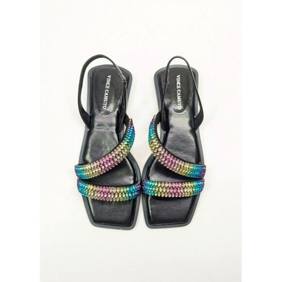 Vince Camuto Women's Prizza Crystal Embellished Sandals Size 7 (MSRP $129) - Picture 3 of 9